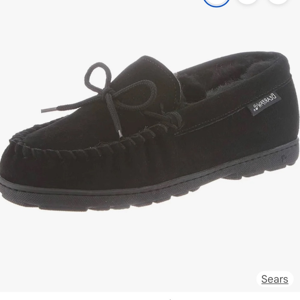 BearPaw women’s Mindy indoor outdoor slippers black NEW